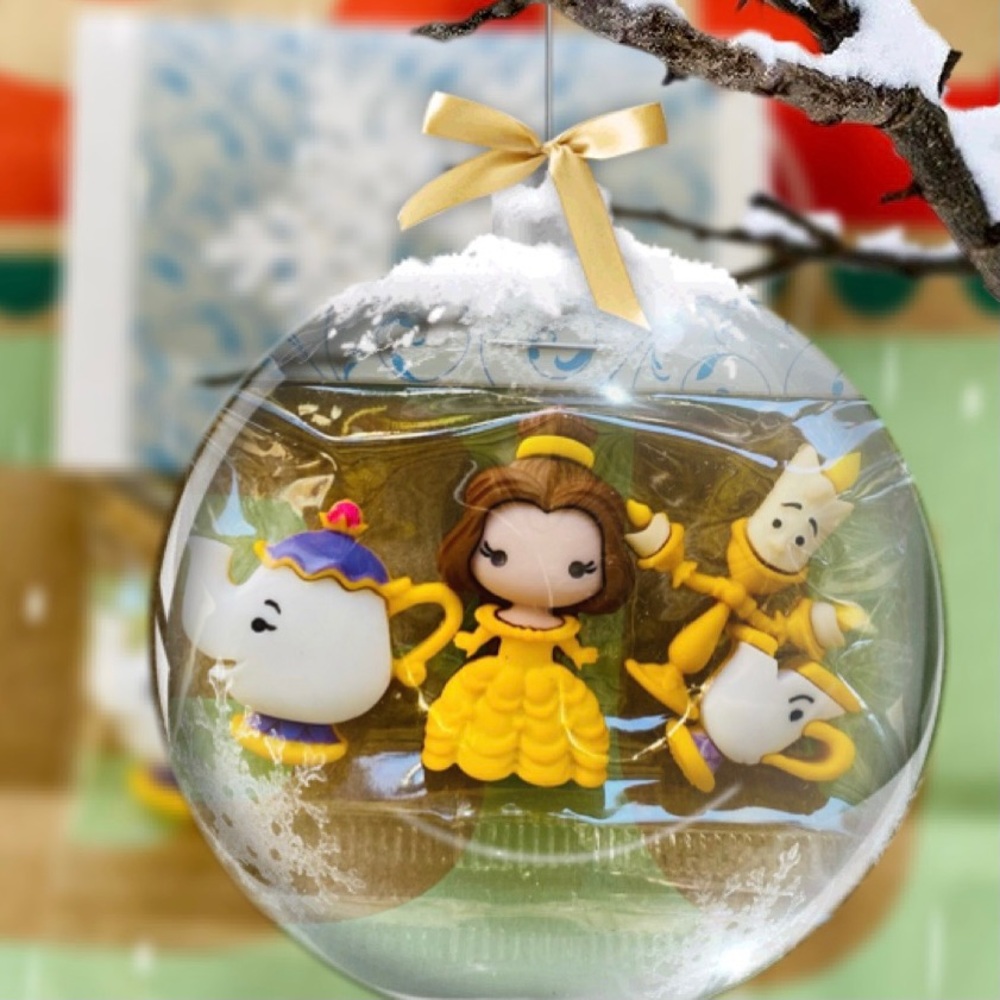 STARBUCKS🧜‍♀️ Straw & Belle Ornament Toppers Set